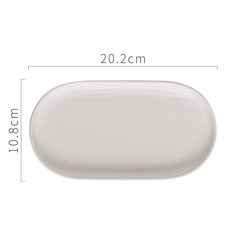 Ceramic Marble Texture Tray, Bathroom Home Decor - view 8