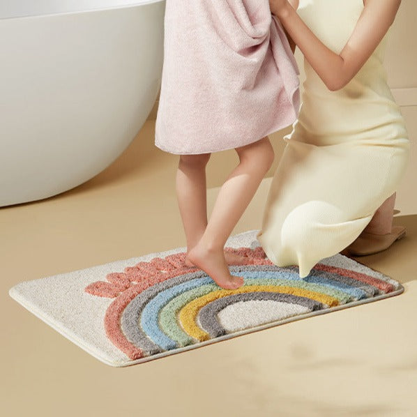 Rainbow Bath Mat  - Vibrant and Fresh Bathroom Rug