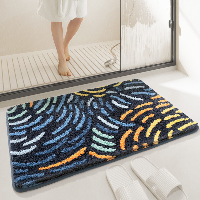 Line of Starry Night Bath Mat, Van Gogh Home Decor