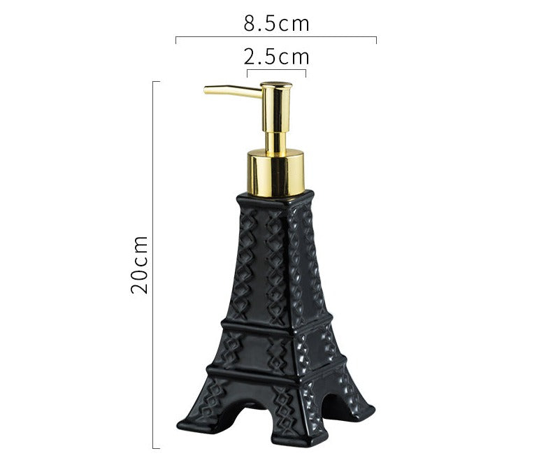 Ceramic Eiffel Tower Soap Dispenser