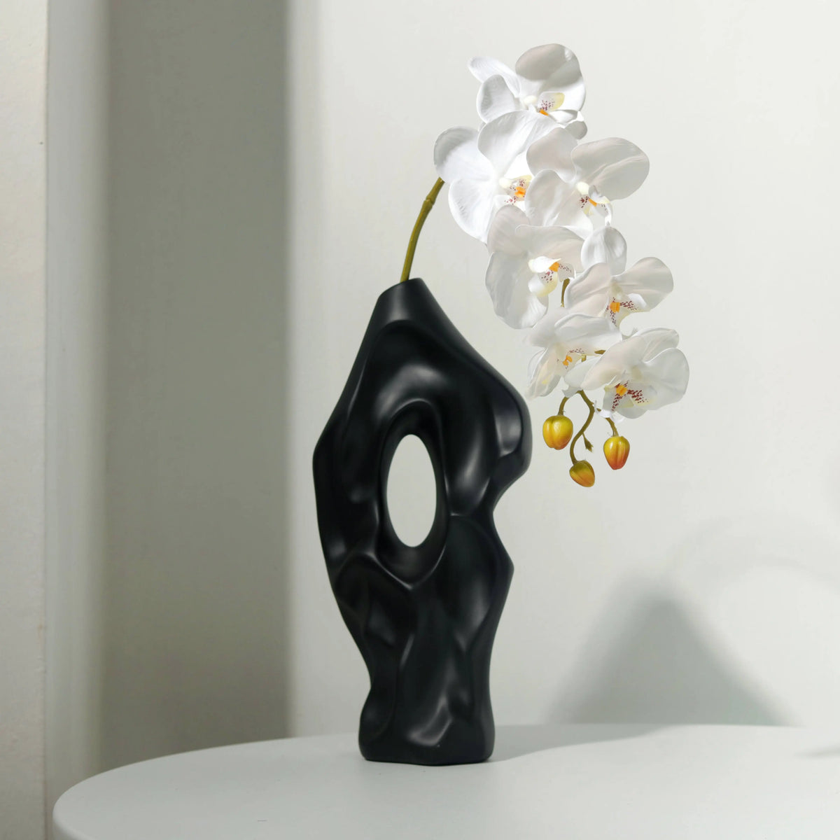 Feblilac Yamagata Vase Ornament, Living Room Entrance Decoration, Chinese Retro Design, Pottery Pot Ceramic Fl - view 26