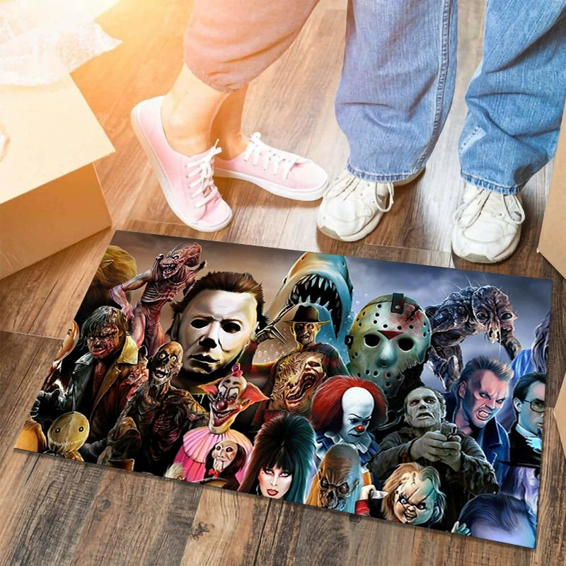 Feblilac Horror Halloween PVC Coil Door Mat