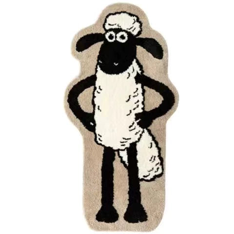 Feblilac Cute Animal Bedroom Rug Long Runner - view 4