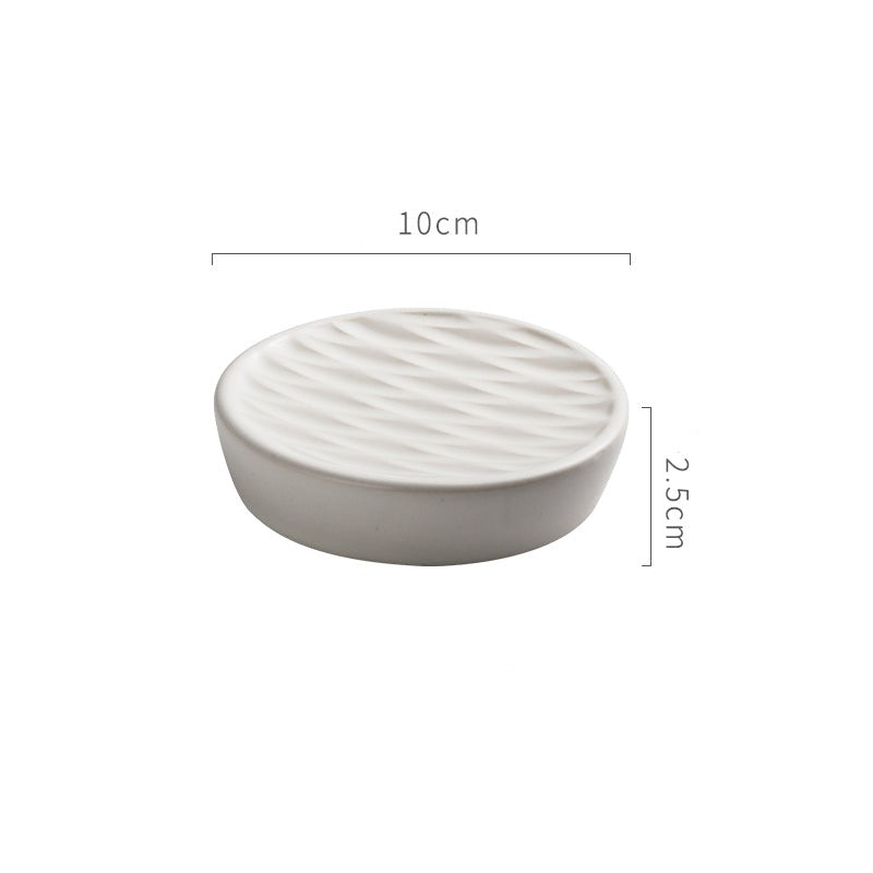 Feblilac Ceramic Soap Holder for Bathroom
