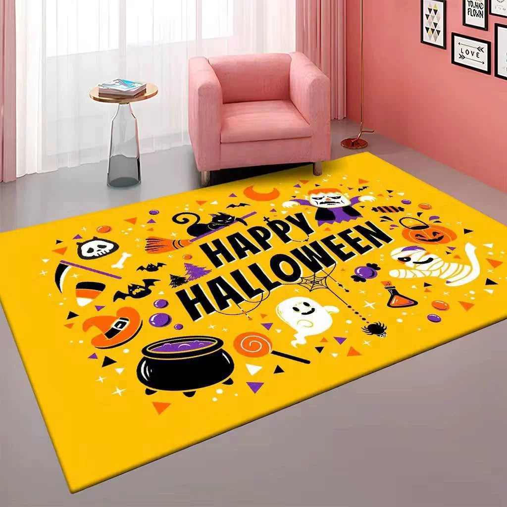 Feblilac sad Halloween Horror Ghost Festival Handmade Tufted Acrylic Livingroom Carpet Area Rug