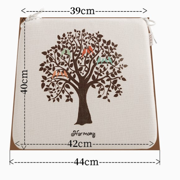 Feblilac Plants and Animal Memory Foam Cushion Seat Pads - view 2