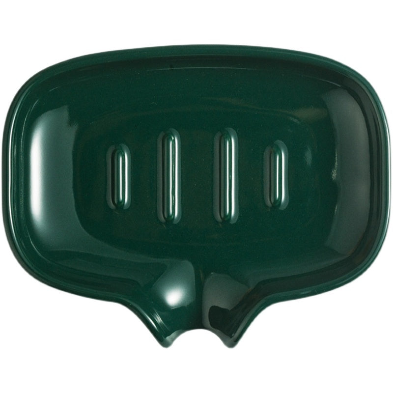 Feblilac Ceramic Cat-Ear Shape Soap Holder for Bathroom - view 5