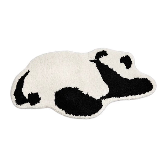 Feblilac Easter lazy Panda Tufted Bath Mat