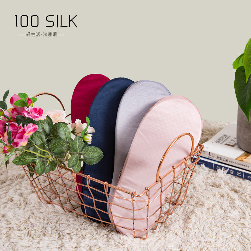 Silk Slippers, 19 Momme Non-Slip Backing Mules, 100% Silk