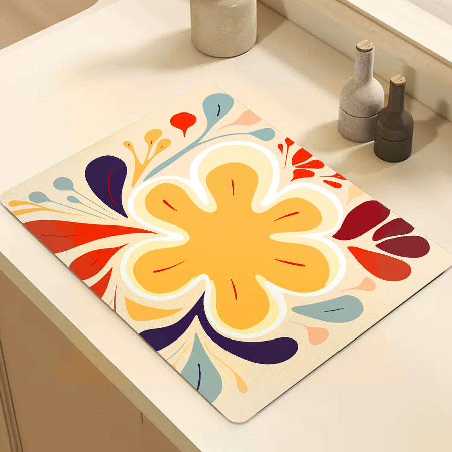 Feblilac Blooming Flower Cup and Dish Placemat - view 2