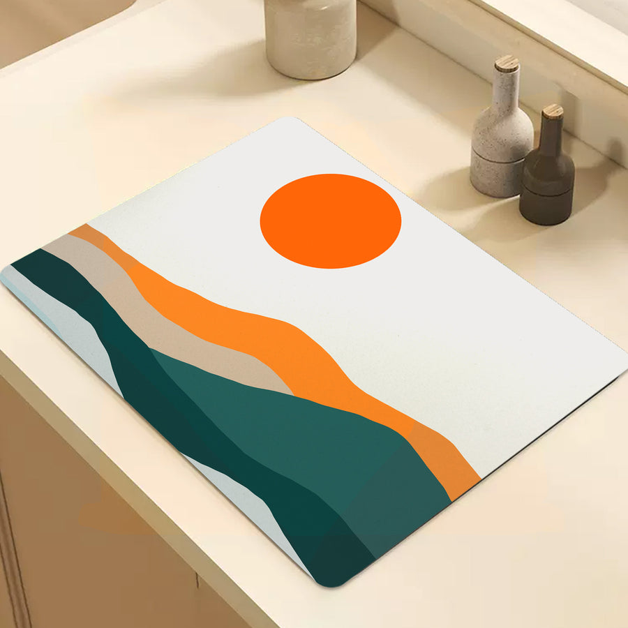 Feblilac Blue Mountains Cup and Dish Placemat - view 2