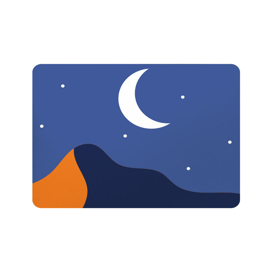 Feblilac Stars Moon and Mountains Cup and Dish Placemat - view 3