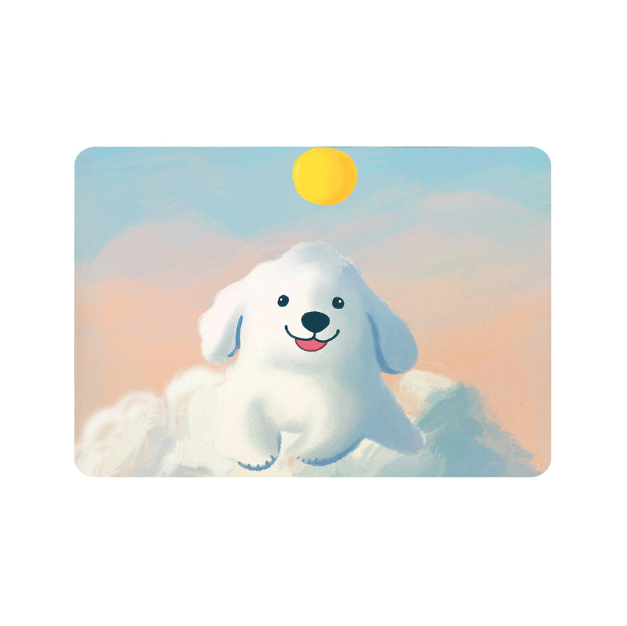 Feblilac Cloud Dog Cup and Dish Placemat - view 3