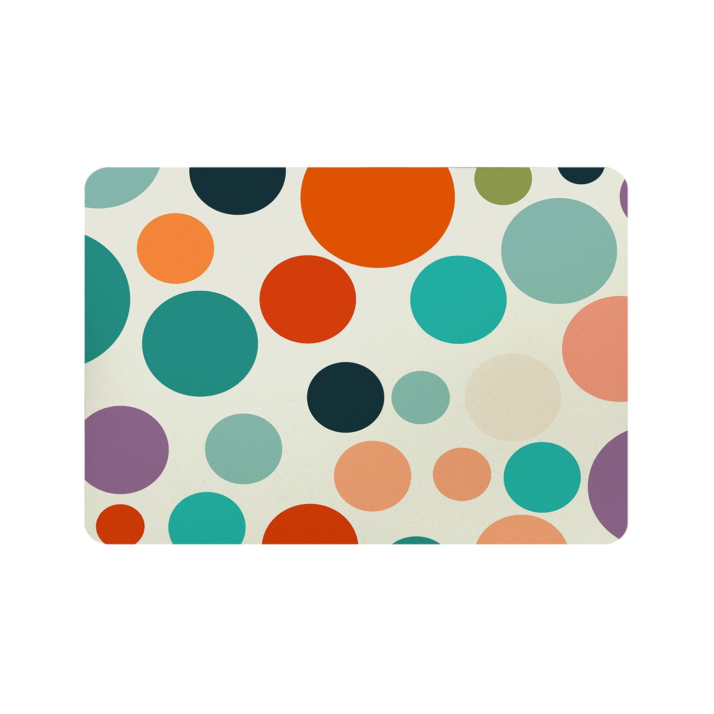 Feblilac Colorful Polka Dots Cup and Dish Placemat