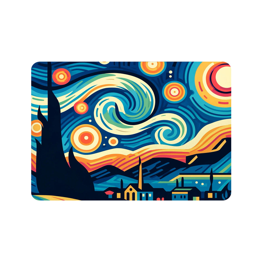 Feblilac Starry Sky Illustration Version Cup and Dish Placemat - view 3
