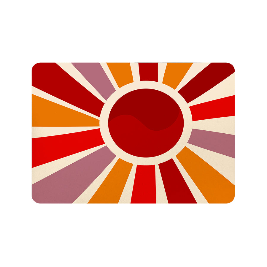Feblilac Sun Rays Shining Cup and Dish Placemat - view 3