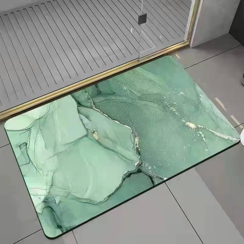Super Absorbent Floor Mat for Bathroom, Anti Slip Bath Rug, Diatomaceous Earth Mat - view 14