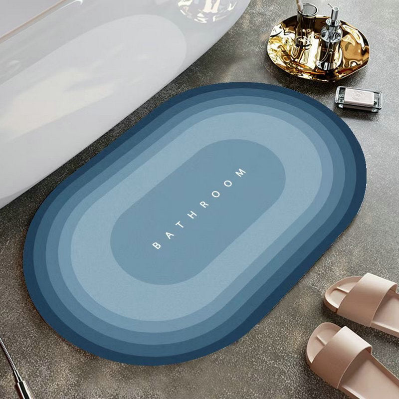 Super Absorbent Floor Mat for Bathroom, Anti Slip Bath Rug, Diatomaceous Earth Mat - view 6