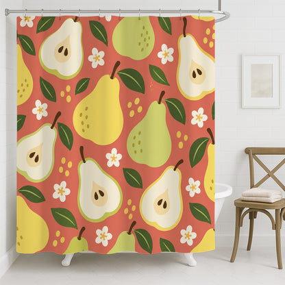 Feblilac Pear Shower Curtain