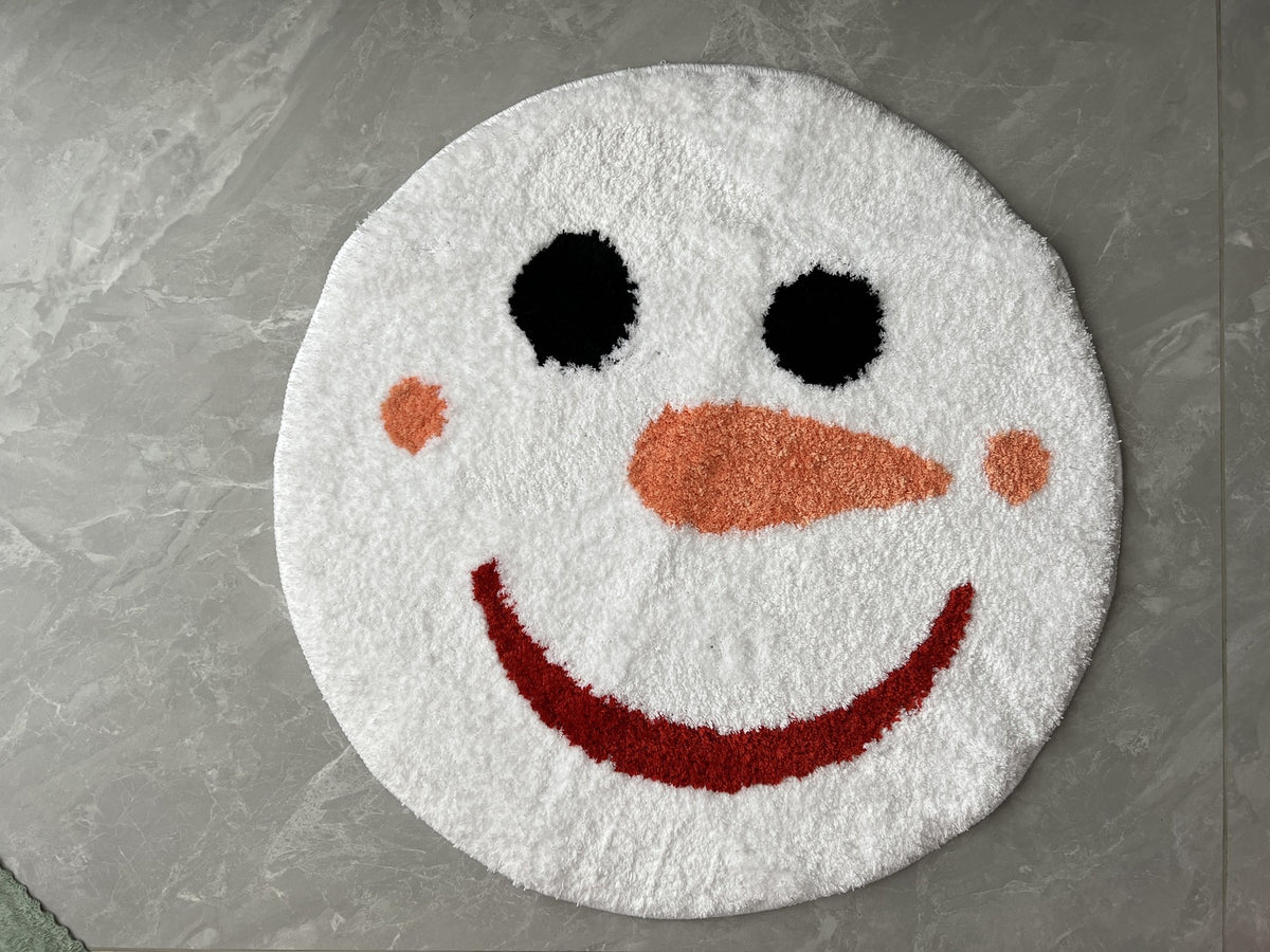 Feblilac Snowman Shower Curtain
