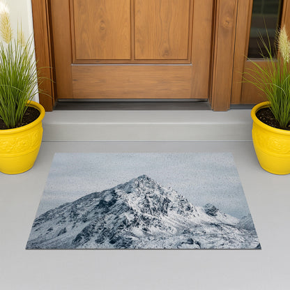 Feblilac Snow Mountain PVC Coil Door Mat