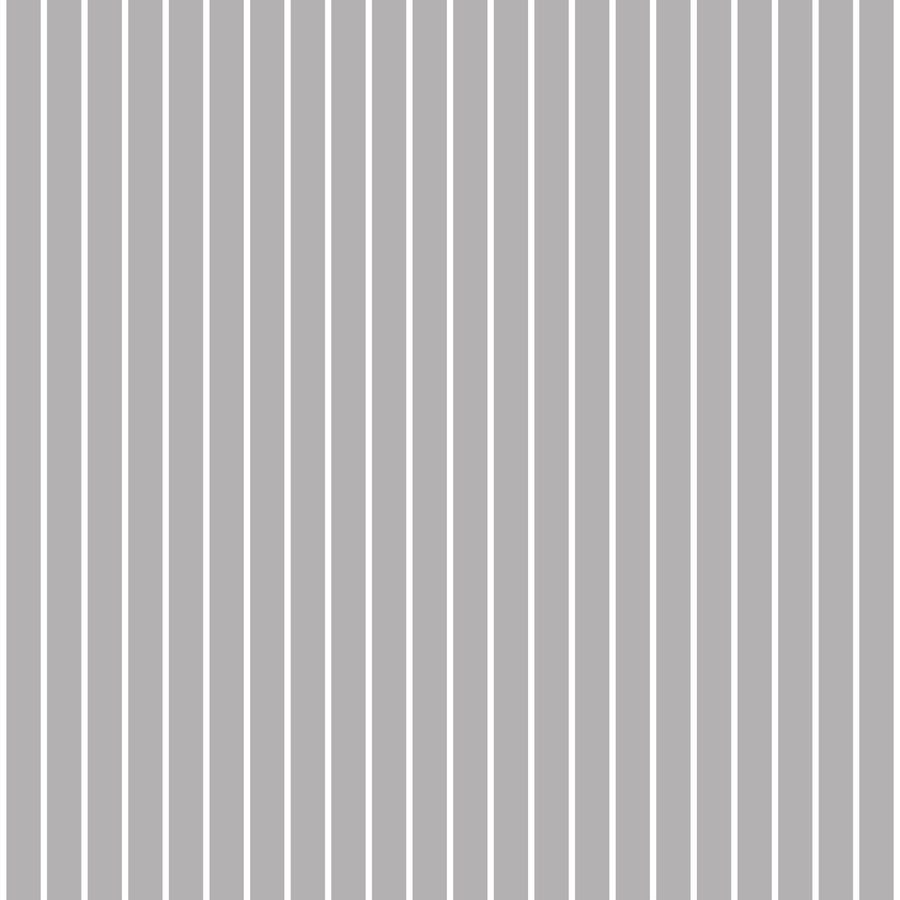 Feblilac Grey and White Stripes PVC Coil Door Mat