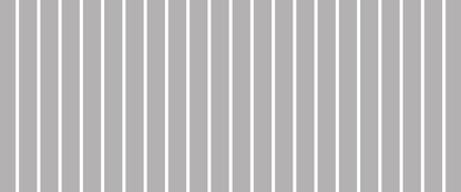 Feblilac Grey and White Stripes PVC Coil Door Mat