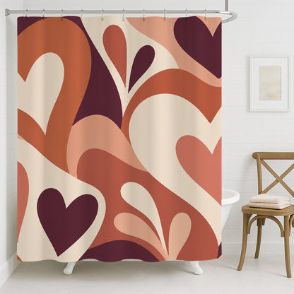 Feblilac Single Heart PVC Coil Door Mat