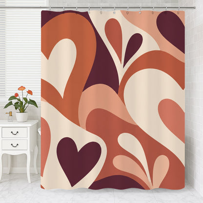 Feblilac Single Heart PVC Coil Door Mat