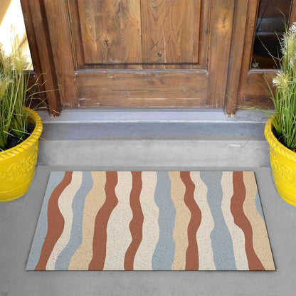 Wavy Stripes Door Mat