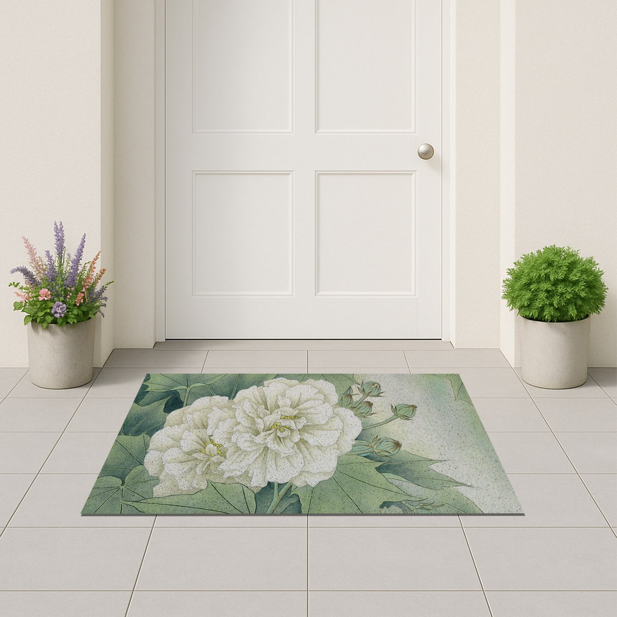 Feblilac Ink Dawn Landscape PVC Coil Door Mat