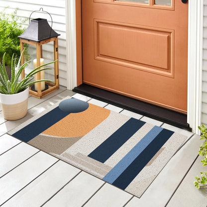 Feblilac Modern Simple Staircase PVC Coil Door Mat