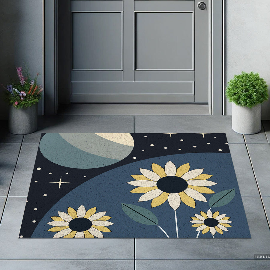 Feblilac Planet Sunflower PVC Coil Door Mat - view 4