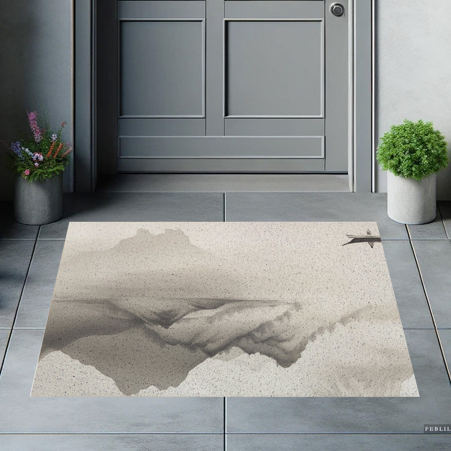 Feblilac Boat Landscape PVC Coil Door Mat - view 2
