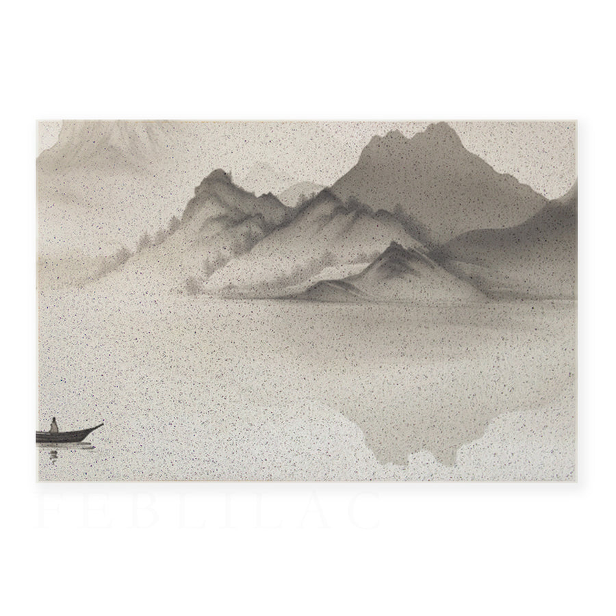 Feblilac Boat Landscape PVC Coil Door Mat - view 3