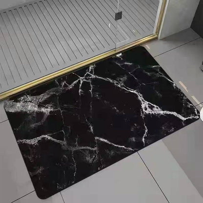 Super Absorbent Floor Mat for Bathroom, Anti Slip Bath Rug, Diatomaceous Earth Mat