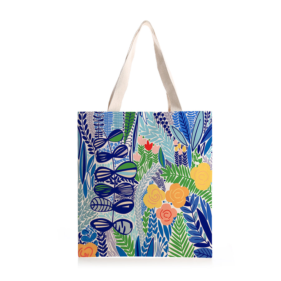 Feblilac Tropical Leaves Canvas Tote Bag - view 2