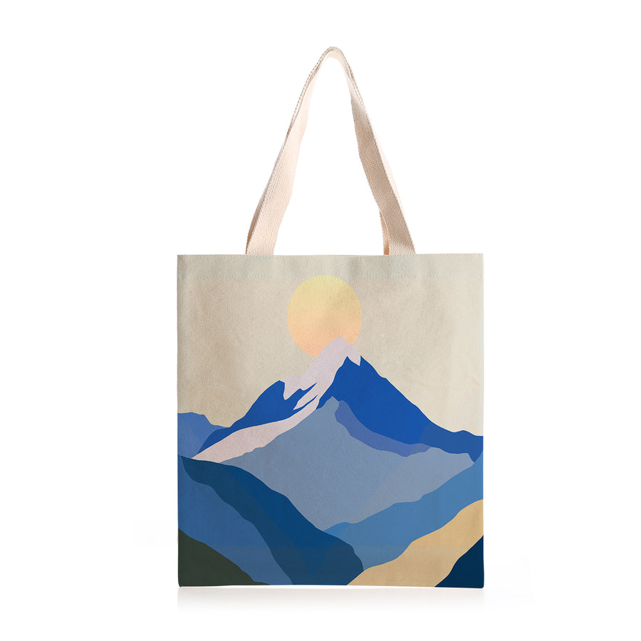 Feblilac the Snow Mountain of Sunrise Canvas Tote Bag - view 2