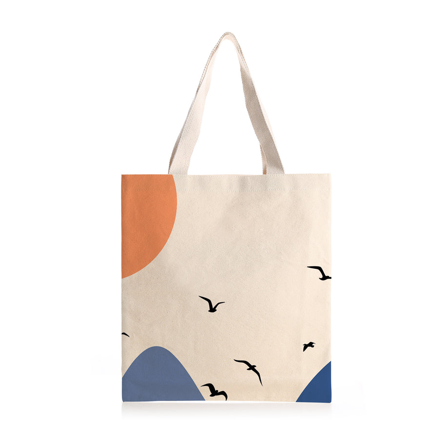 Feblilac Mountain Swallow Canvas Tote Bag - view 2