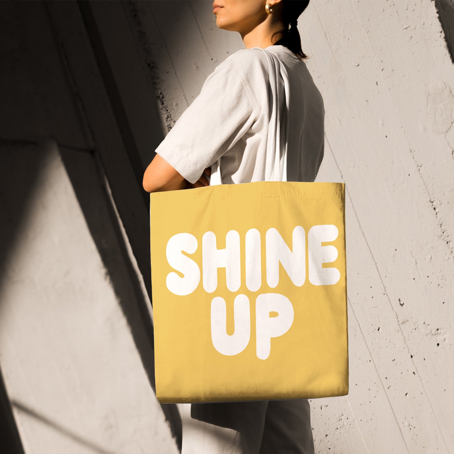 Feblilac Shine UP Canvas Tote Bag