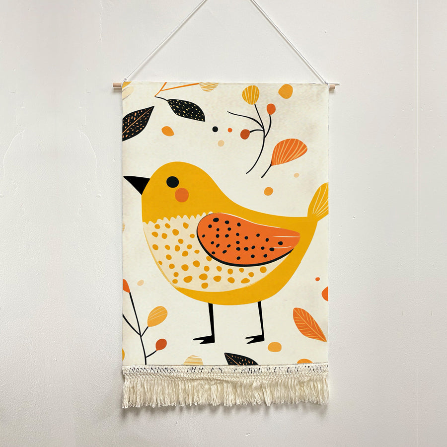 Feblilac Little Sparrow Handmade Macrame Hanging Wall Decor Art