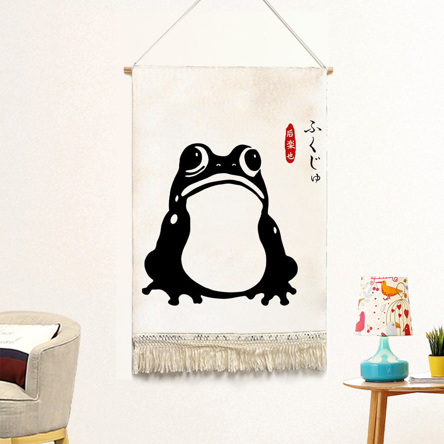 Feblilac Toad Handmade Macrame Hanging Wall Decor Art