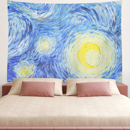 Feblilac Van Gogh Irregular Starry Sky Tapestry Wall Decor