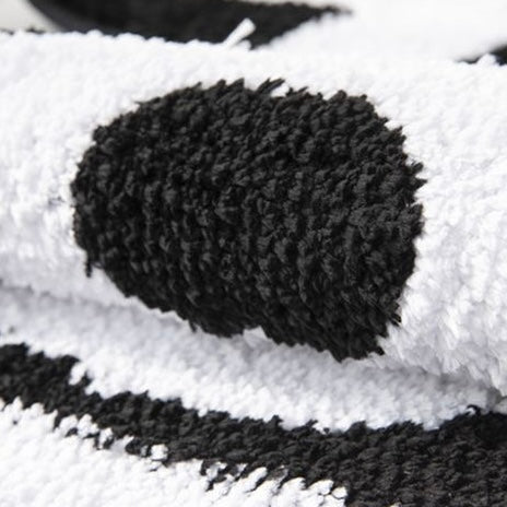 Feblilac Black 8 Ball Round Tufted Bath Mat