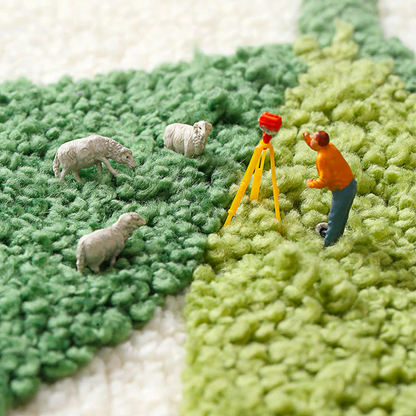 Feblilac Daisy Floral Bath Mat – Soft Non-Slip Absorbent Rug for Bathroom & Entryway