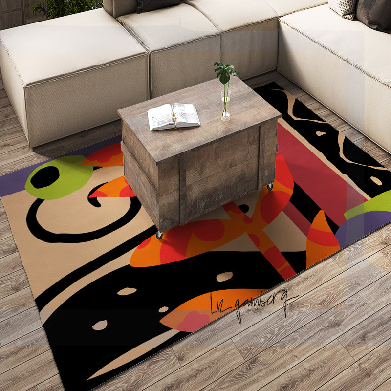 Feblilac Layered Vines Handmade Tufted Acrylic Livingroom Carpet Area Rug by Liz Gamberg Studio from US - view 2