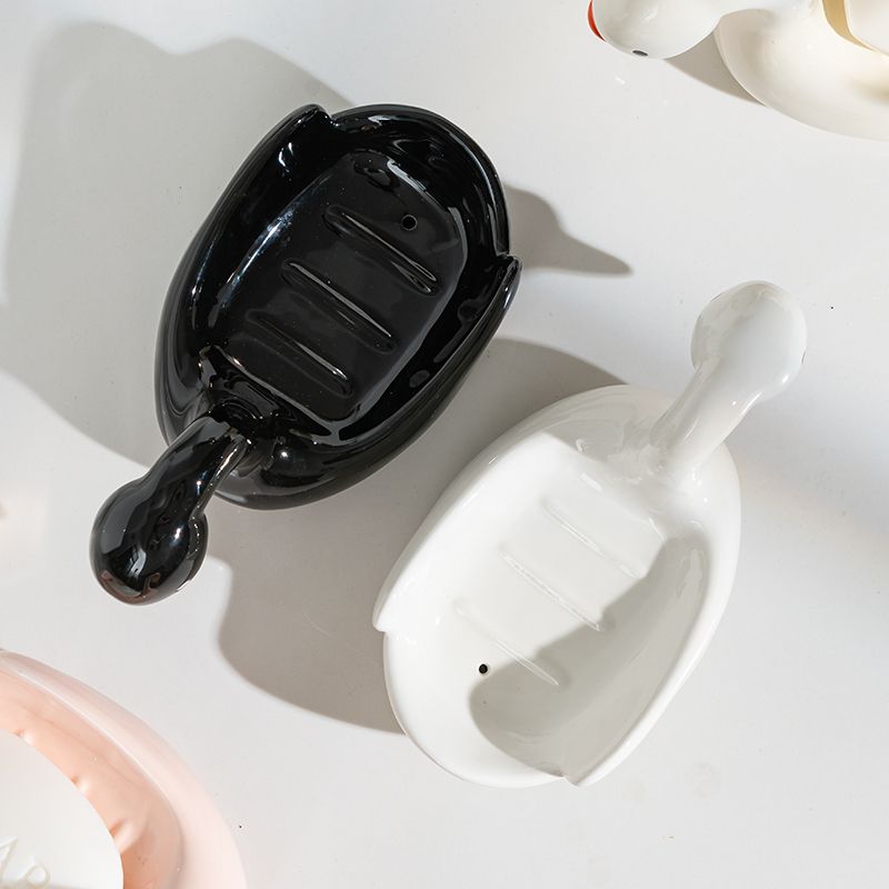 Feblilac Personalized Swan Bathroom Soap Box - view 4