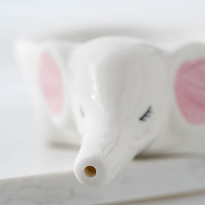 Feblilac Duck Elephant Soap Box for Bathroom