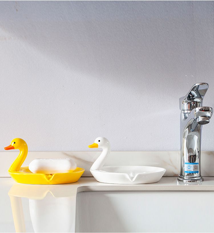 Feblilac Duck Soap Box for Bathroom