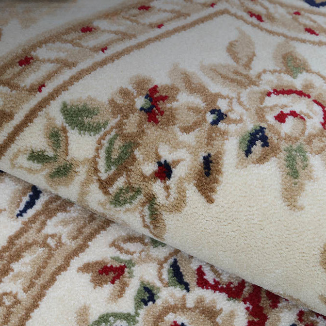 Vintage European-Style Living Room Rug, Area Rug Big Mat for Bedroom Bedside